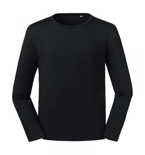 Mens Pure Organic LS Tee Kleur Black