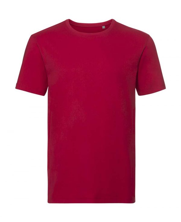 Mens Pure Organic Tee Kleur Classic Red