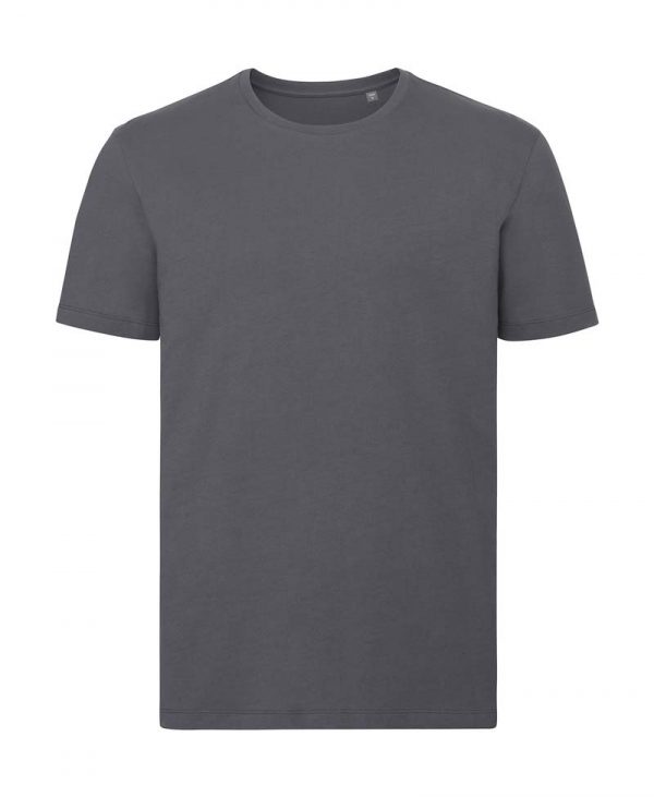 Mens Pure Organic Tee Kleur Convoy Grey