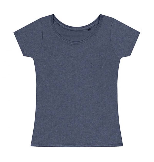 Nancy Triblend Womens Favourite T Shirt Kleur Denim Blue