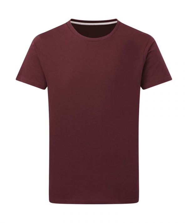 Perfect Print Tagless Tee Kleur Burgundy