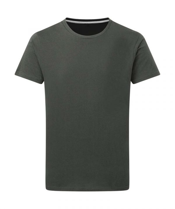 Perfect Print Tagless Tee Kleur Charcoal