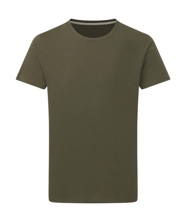 Perfect Print Tagless Tee Kleur Military Green