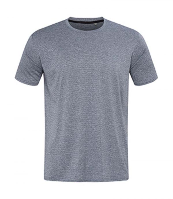 Recycled Sports T Move Men Kleur Denim Heather