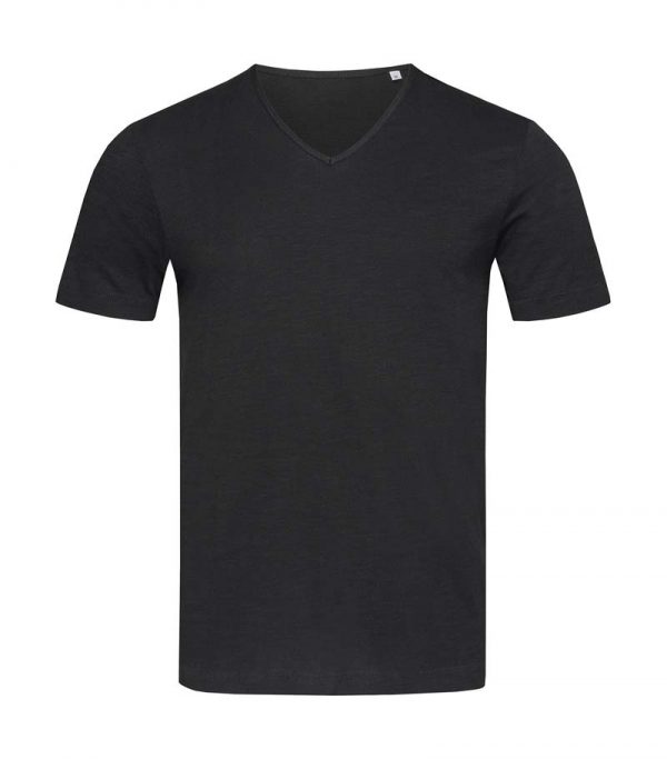 Shawn V neck Men Kleur Black Opal