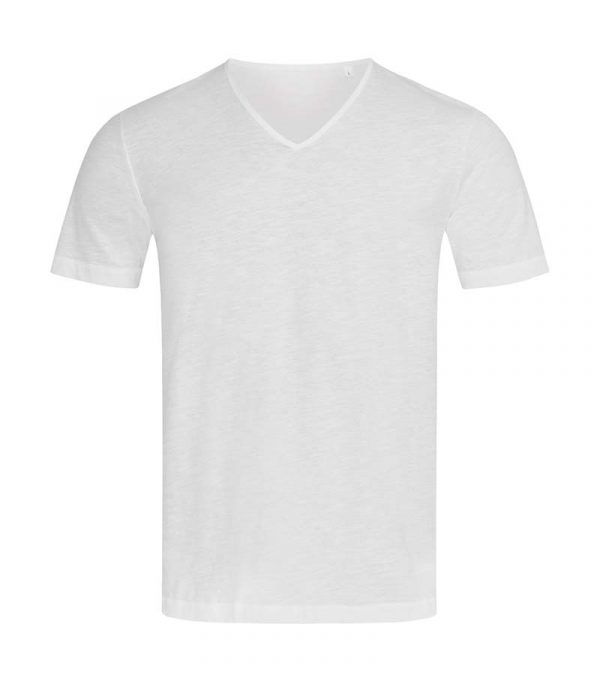 Shawn V neck Men Kleur White