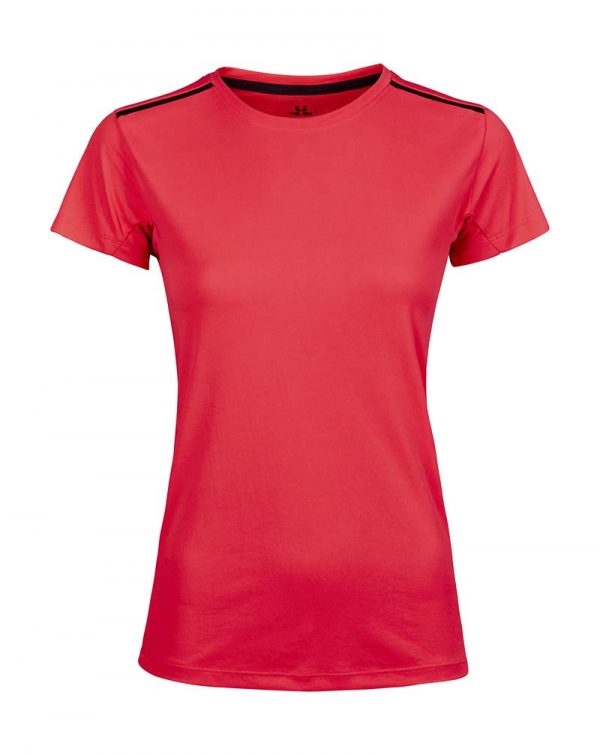 Womens Luxury Sport Tee Kleur Fusion Red