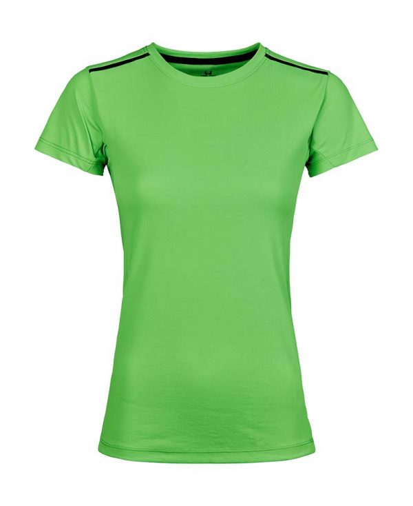 Womens Luxury Sport Tee Kleur Shocking Green