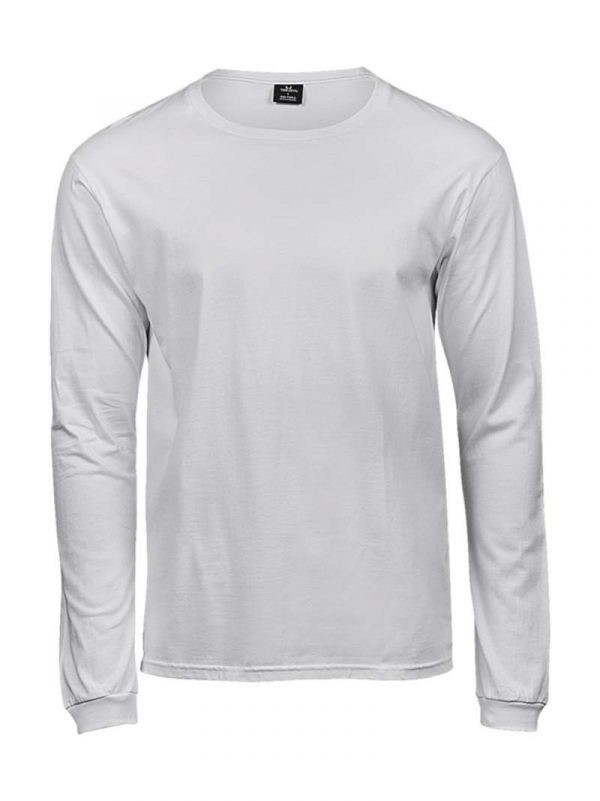 Long Sleeve Fashion Sof Tee Kleur White