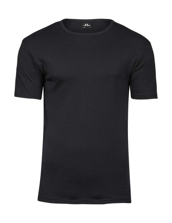 Mens Interlock T Shirt Kleur Black