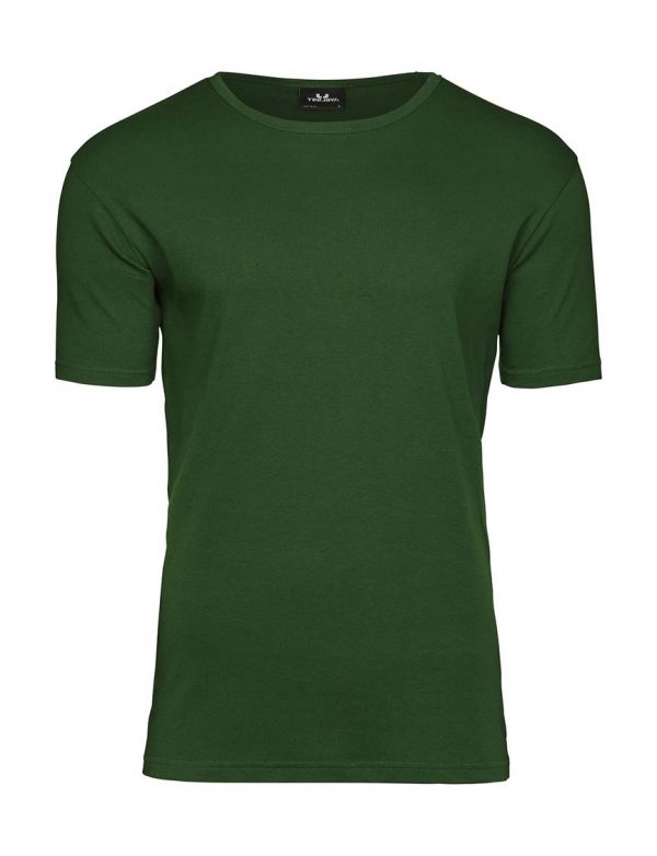 Mens Interlock T Shirt Kleur Forest Green