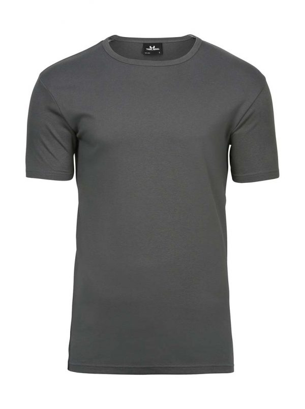 Mens Interlock T Shirt Kleur Powder Grey