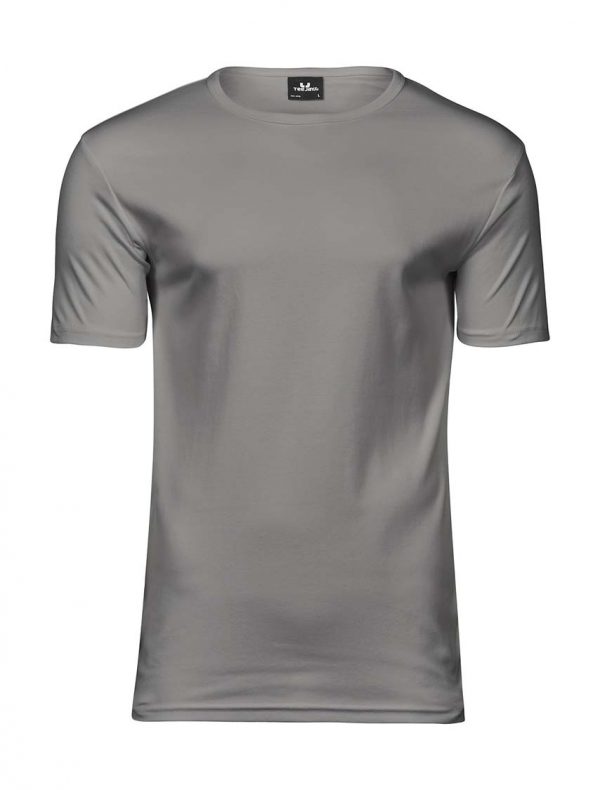 Mens Interlock T Shirt Kleur Stone