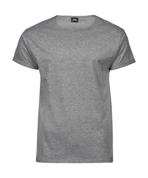 Roll Up Tee Kleur Heather Grey