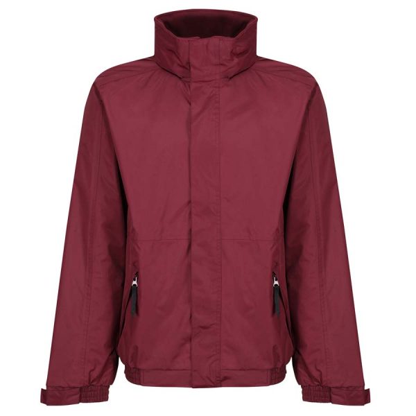 Dover Bomber Jacket Kleur Burgundy Burgundy