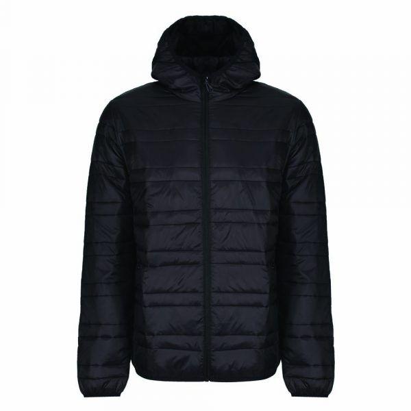 Hooded Firedown Baffle Jacket Kleur Black