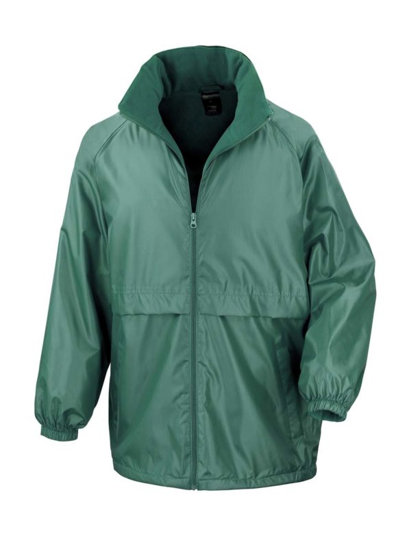 Microfleece Lined Jacket Kleur Bottle Green