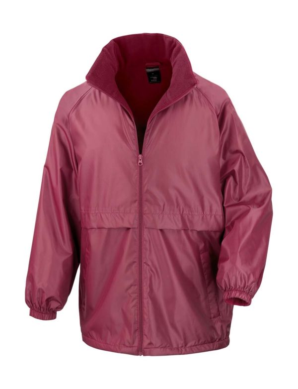 Microfleece Lined Jacket Kleur Burgundy