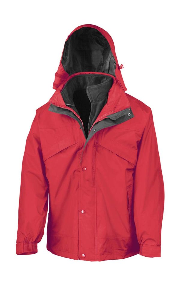 3 in 1 Jacket with Fleece Kleur Red 1