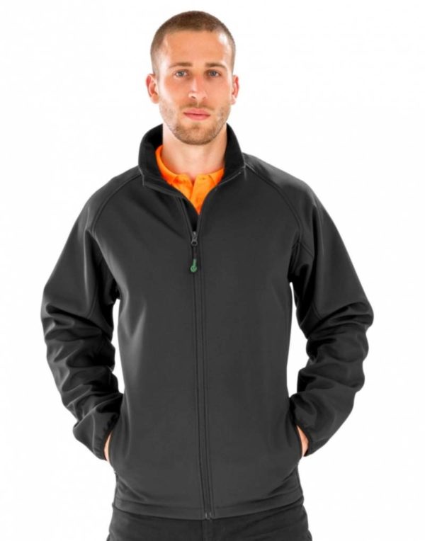 957.33 Mens Recycled 2 Layer Printable Softshell Jacket