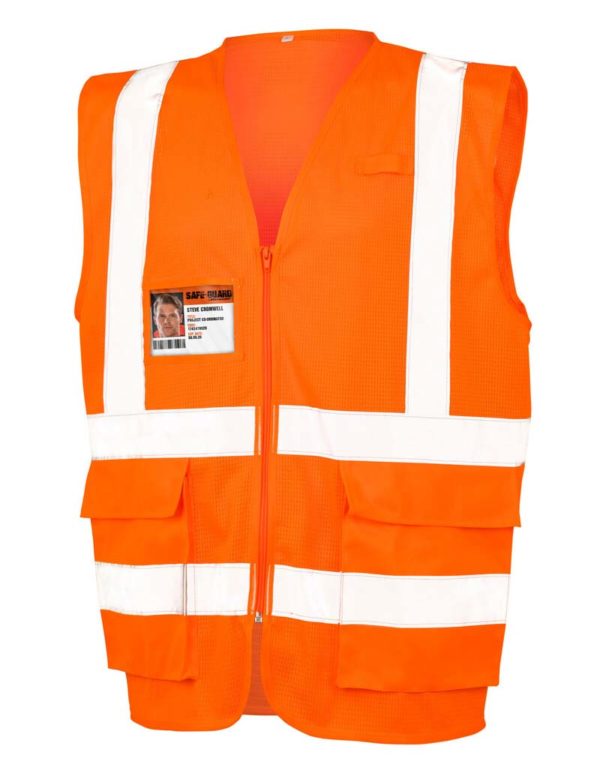 Executive Cool Mesh Safety Vest Kleur Fluorescent Orange