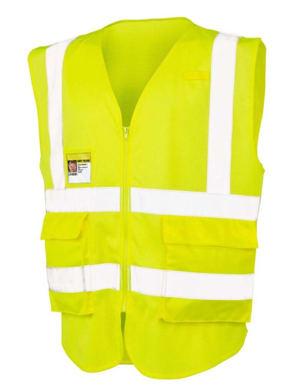 Executive Cool Mesh Safety Vest Kleur Fluorescent Yellow