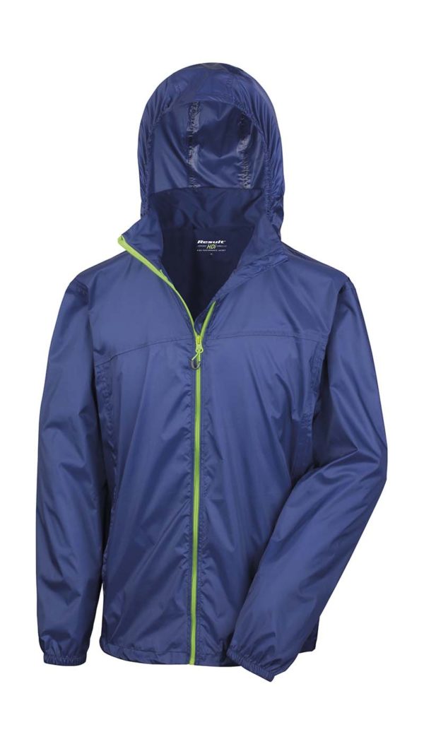 HDI Quest Lightweight Stowable Jacket Kleur Navy Lime