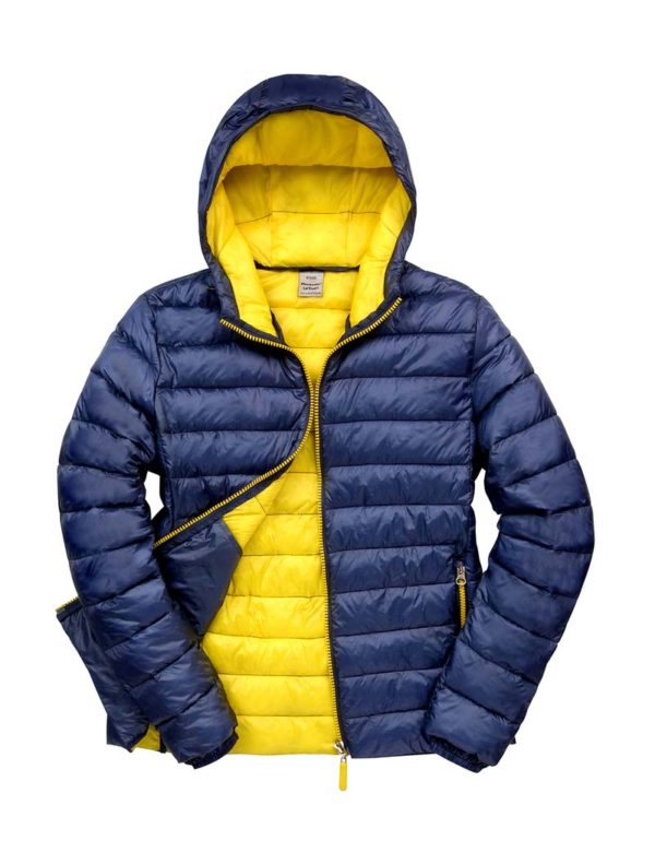 Snow Bird Hooded Jacket Kleur Navy Yellow