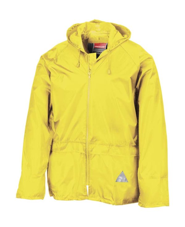 Waterproof JacketTrouser Set Kleur Fluorescent Yellow 2