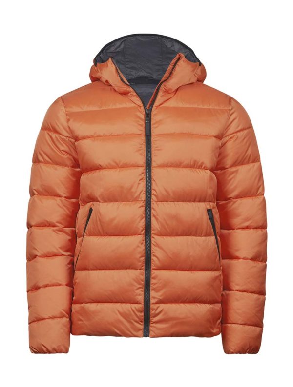 Lite Hooded Jacket Kleur Dusty Orange