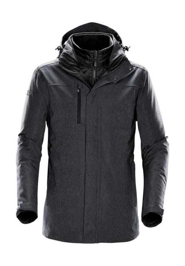 Mens Avalanche System Jacket Kleur Charcoal Twill