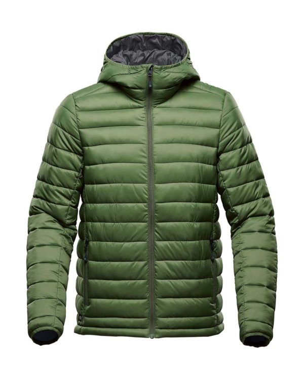 Mens Stavanger Thermal Jacket Kleur Garden Green Graphite