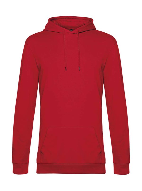 Hoodie French Terry Kleur Red