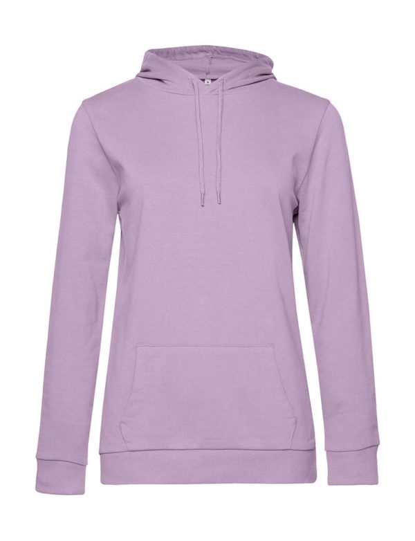 Hoodie women French Terry Kleur Candy Pink