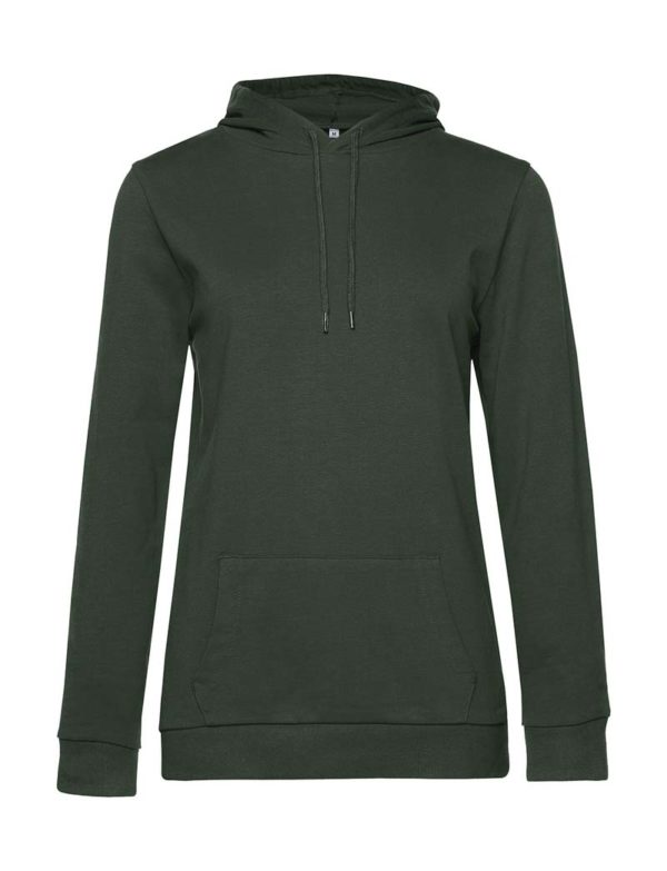 Hoodie women French Terry Kleur Forest Green