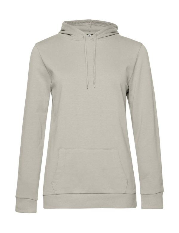 Hoodie women French Terry Kleur Grey Fog