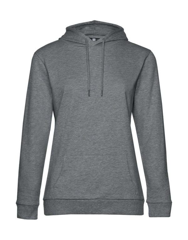 Hoodie women French Terry Kleur Heather Mid Grey