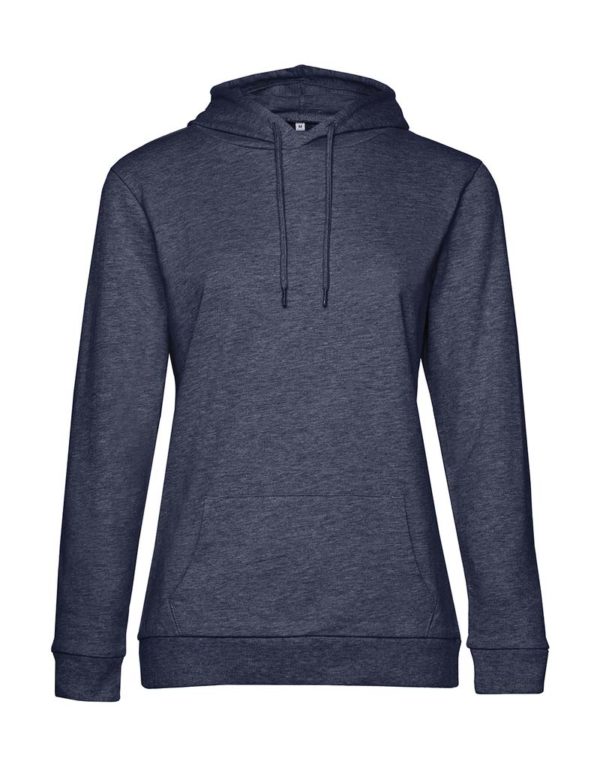 Hoodie women French Terry Kleur Heather Navy