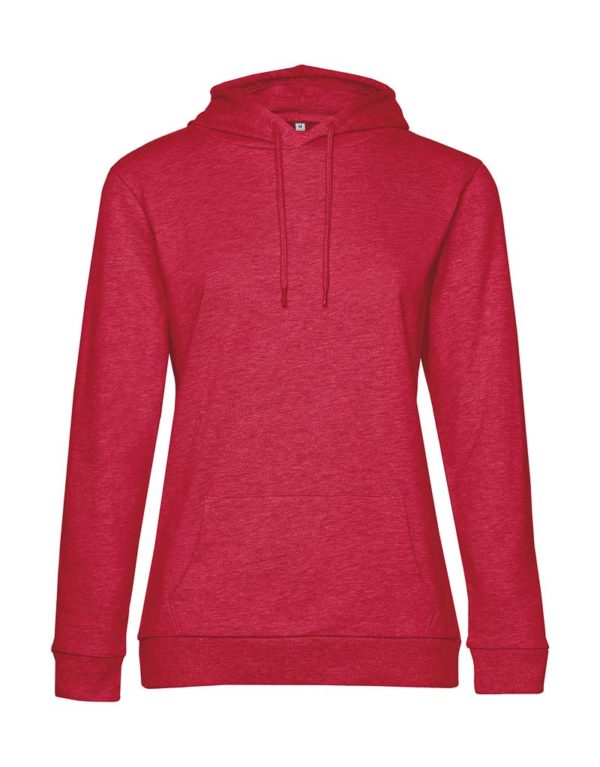 Hoodie women French Terry Kleur Heather Red