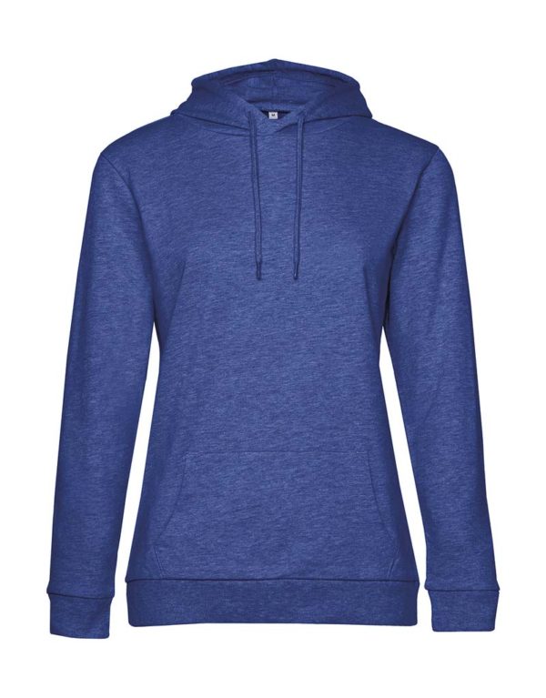 Hoodie women French Terry Kleur Heather Royal Blue