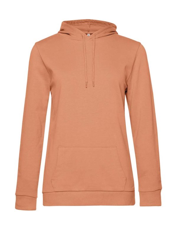 Hoodie women French Terry Kleur Melon Orange