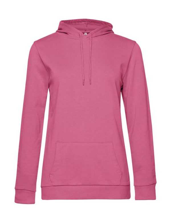 Hoodie women French Terry Kleur Pink Fizz