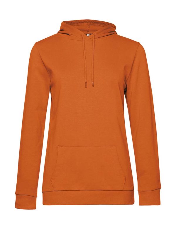 Hoodie women French Terry Kleur Pure Orange