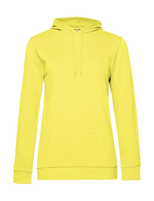 Hoodie women French Terry Kleur Solar Yellow