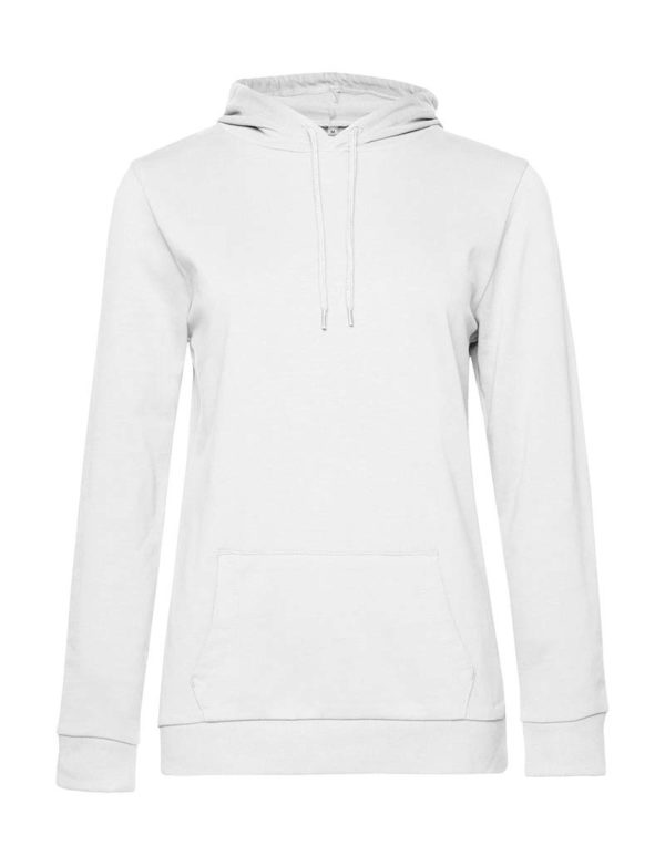 Hoodie women French Terry Kleur White