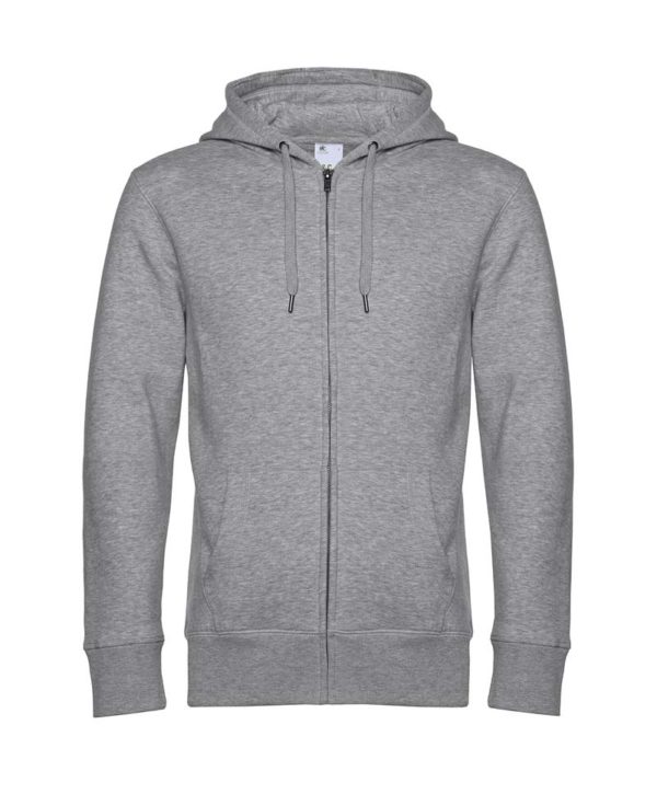 KING Zipped Hooded Kleur Heather Grey