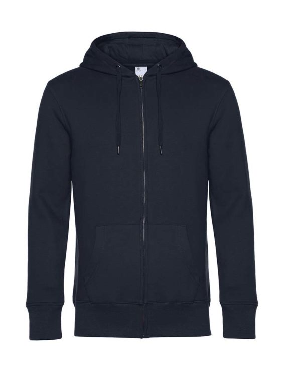 KING Zipped Hooded Kleur Navy Blue