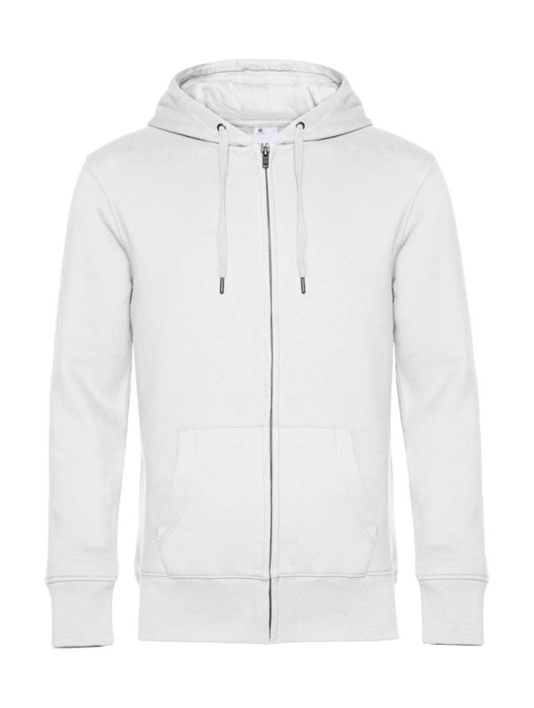 KING Zipped Hooded Kleur White