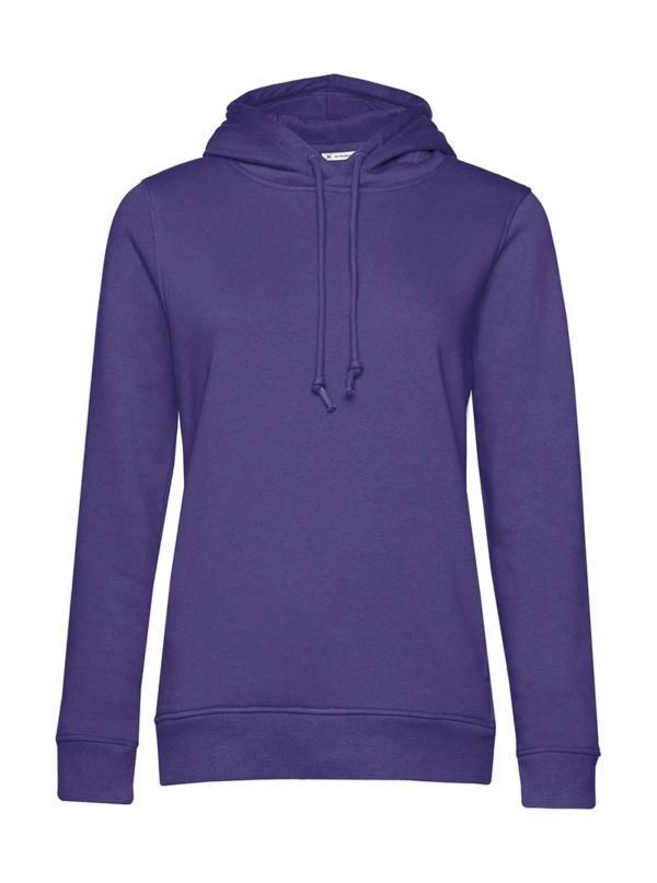 Organic Inspire Hooded Women Kleur Radiant Purple