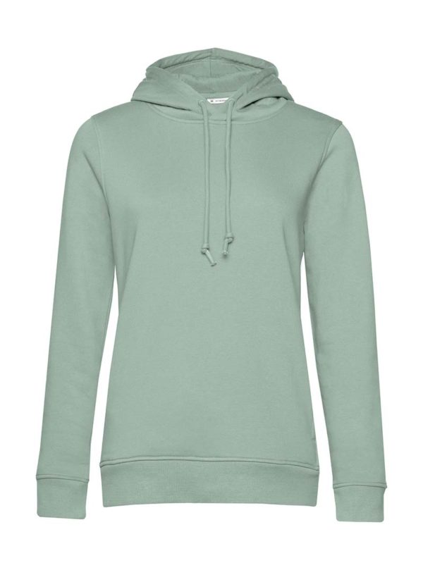 Organic Inspire Hooded Women Kleur Sage